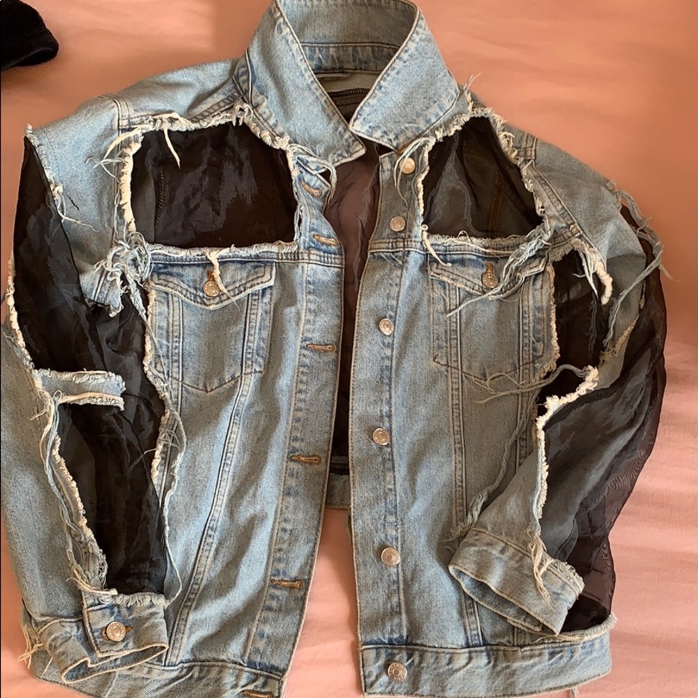 Top shop mesh jacket